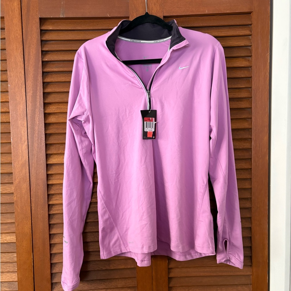 Nike Pink Quarter-Zip Pullover